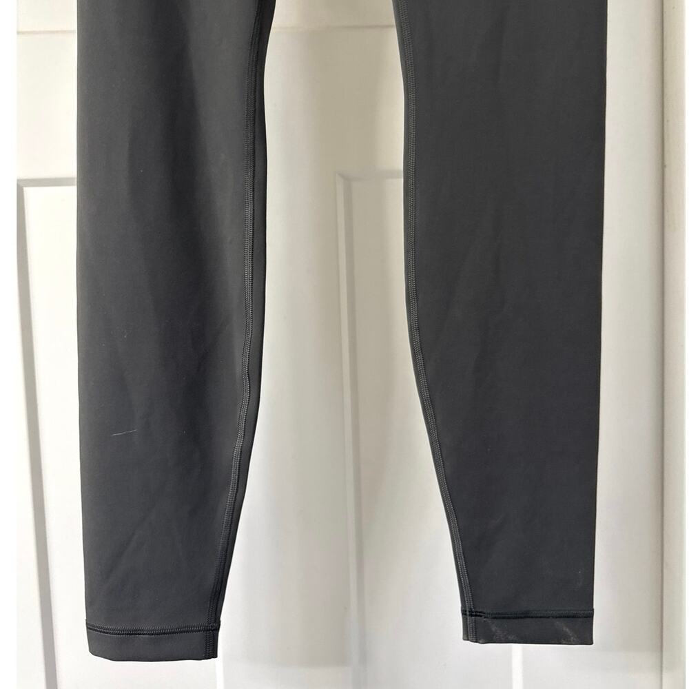 Lululemon Wunder Under SmoothCover High-Rise Tight 28” Graphite Grey Sz 6 - Picture 10 of 11